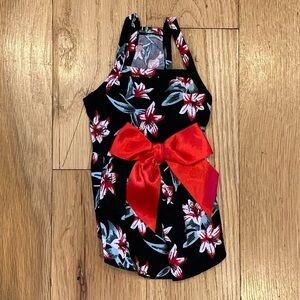 NWOT Floral Sundress Dog or Cat Dress with Bow